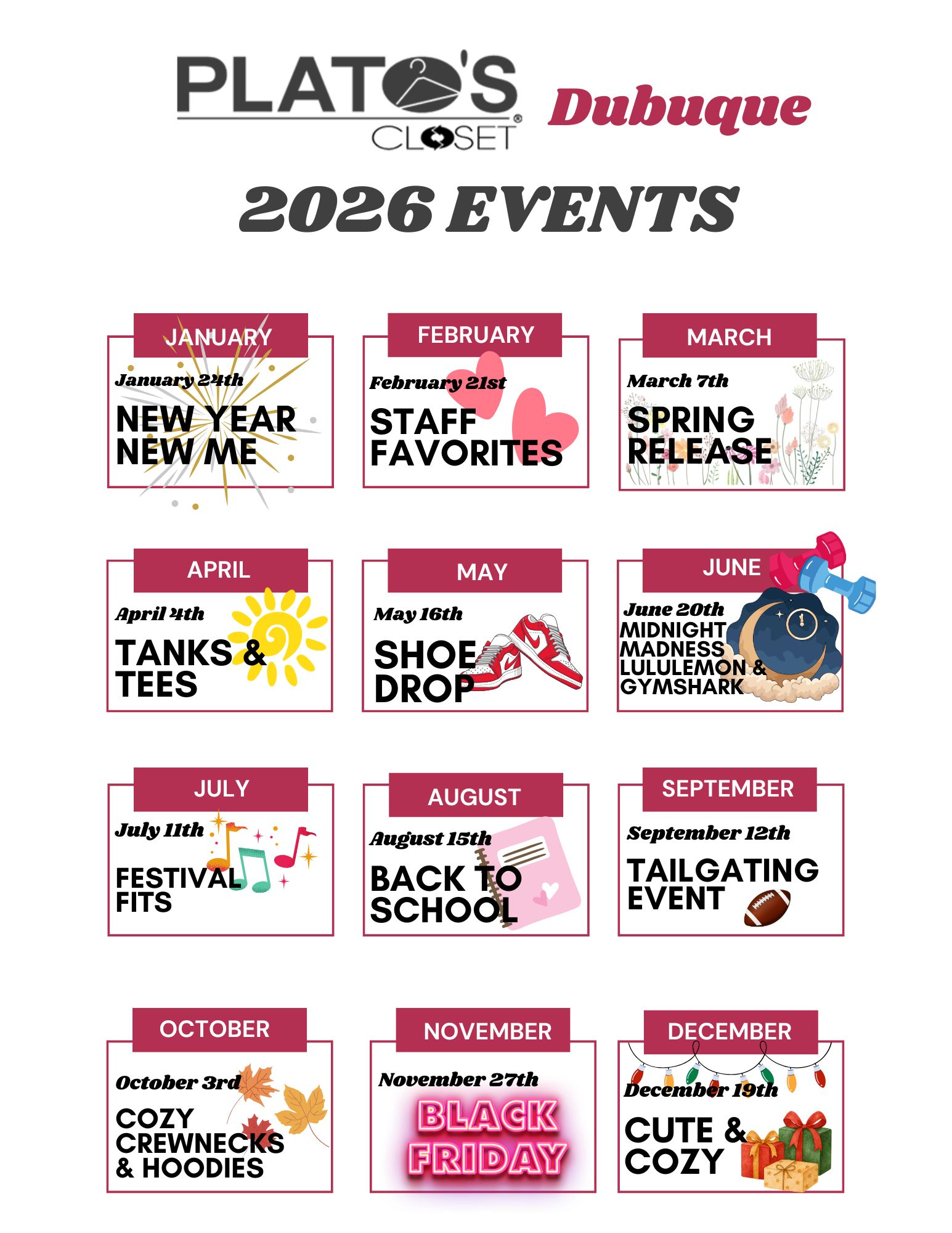 2026 Event Calendar